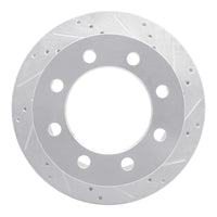 R1 Concepts R1 00-02 Dodge Ram 4000 (Mexico) Rear Right Drilled & Slotted Silver Brake Rotor