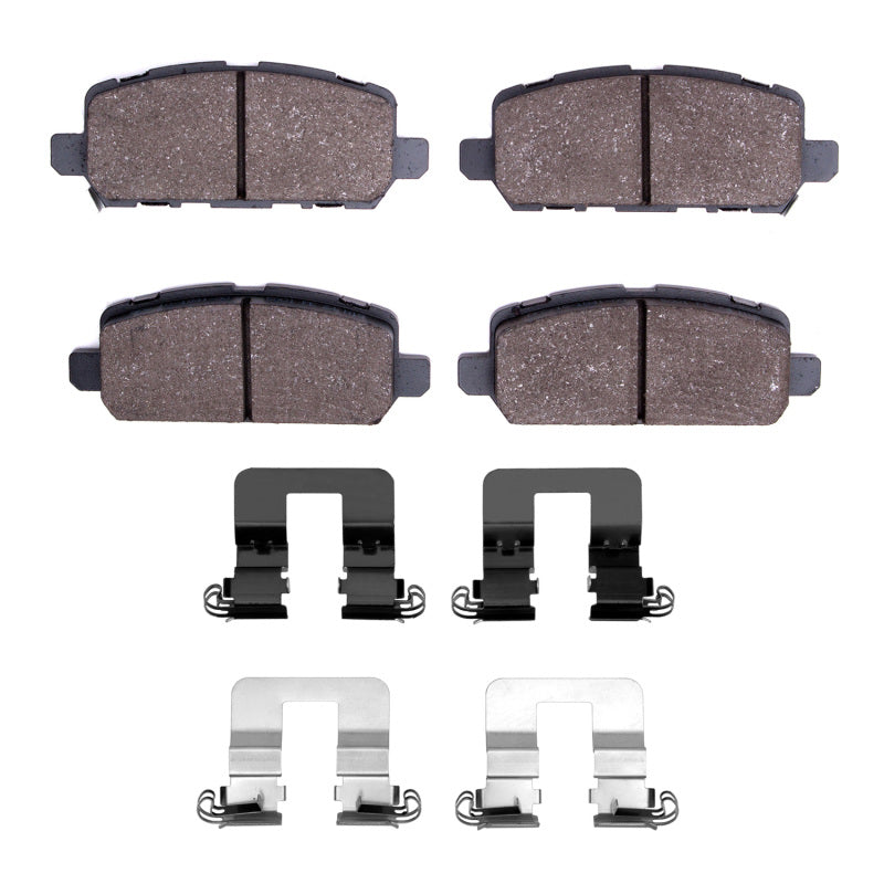 R1 Concepts R1 16-22 Honda CR-Z Rear Ceramic Brake Pads & Hardware Kit