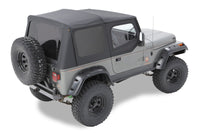 Bestop A-Top For OEM - Jeep 87 Wrangler YJ Replace (Black Crush Clear Windows Door Skins Included)