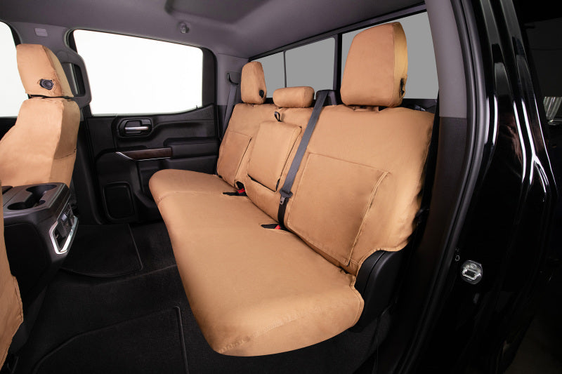 Covercraft 04-06 Toyota Highlander Polycotton SeatSaver Custom Front Row Seat Covers - Tan