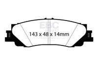 EBC 2022+ Lexus LX600 3.5TT Extra Duty Rear Brake Pads