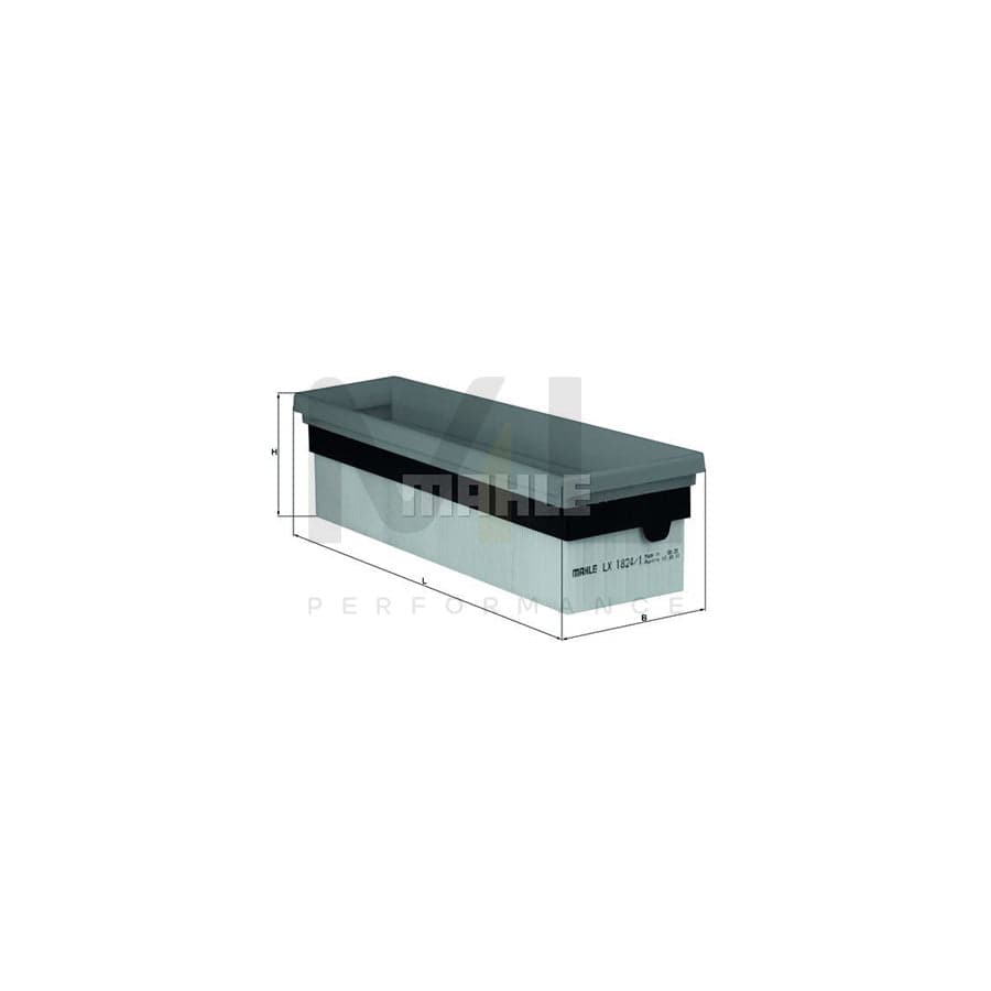 MAHLE ORIGINAL LX 1824/1 Air Filter Filter Insert | Performance Parts DirectCar Parts