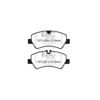 EBC PD40K2364 Ford Ultimax Pad & Plain Disc Kit
