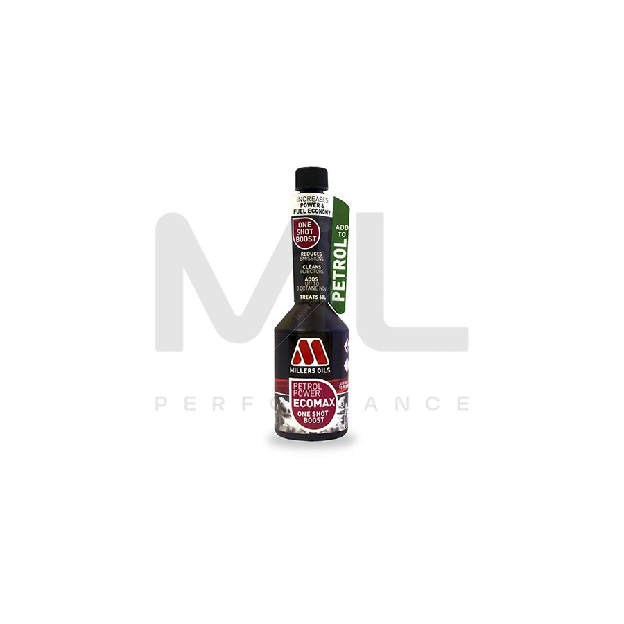 Millers Oils 6207MA Petrol Power ECOMAX Fuel Treatment - One Shot Boost