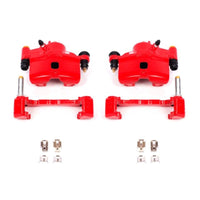PowerStop Power Stop 90-00 Honda Civic Front Red Calipers w/Brackets - Pair