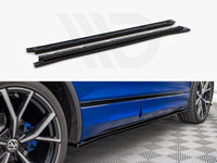 Maxton Design VW-TI-2F-R-SD1T Side Skirts Diffusers VW Tiguan R / R-line MK2 Facelift (2020-) |