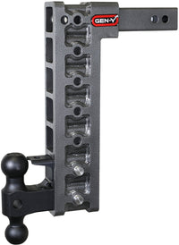 GEN-Y Hitch Gen-Y Mega Duty 2in Shank 15in Drop 16K Hitch w/Dual-Ball/Pintle Lock/Stabilizer Kit