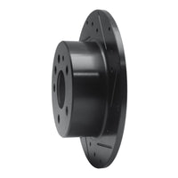 R1 Concepts R1 61-91 Mercedes-Benz 220 Rear Right Drilled & Slotted Black Brake Rotor