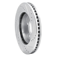 R1 Concepts R1 83-96 Buick CENTURY Front Left Drilled & Slotted Silver Brake Rotor