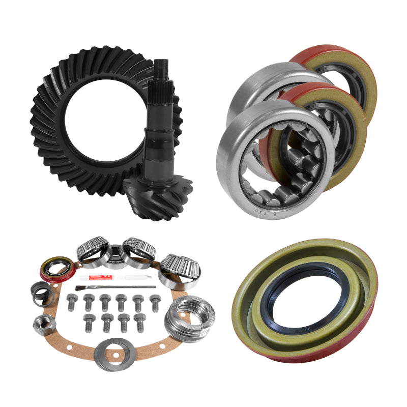 Yukon Gear & Axle Yukon Gear 7.5in/7.625in GM 4.11 Rear Ring & Pinion Install Kit 2.25in OD Axle Bearings