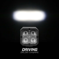 XKGLOW XK Glow XKchrome 20w LED Cube Light w/ RGB Accent Light - Driving Beam
