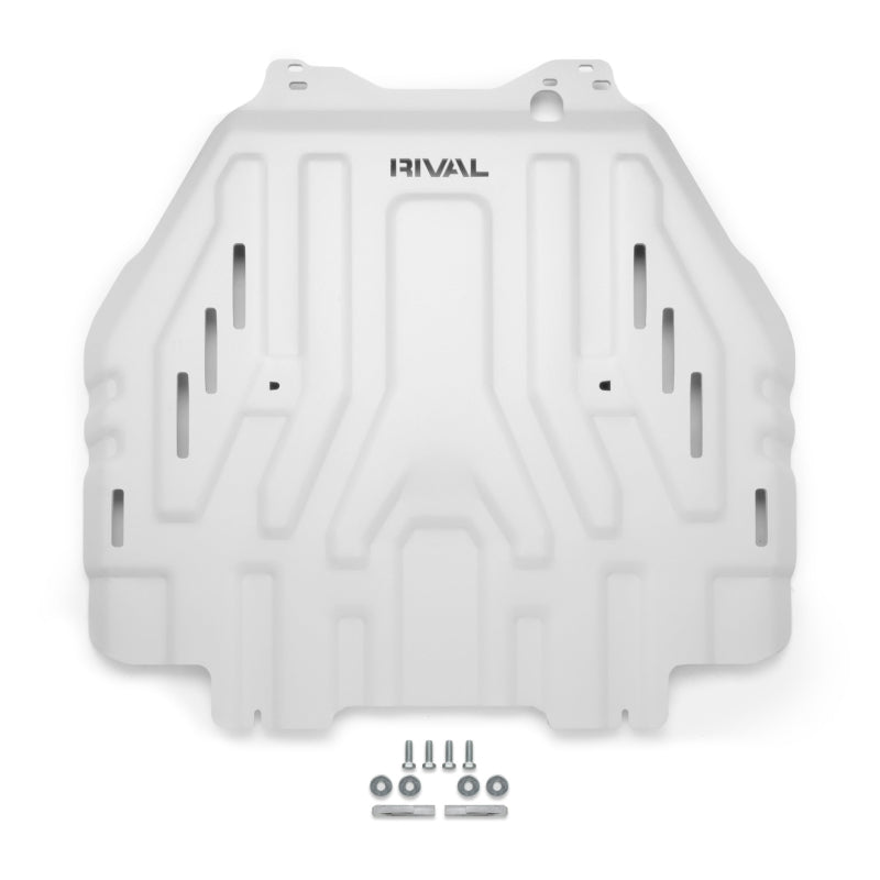Rival 4x4 Rival 24-26 Toyota Tacoma i-Force Max Hybrid Aluminum Transmission Catalytic Converter Skid Plate