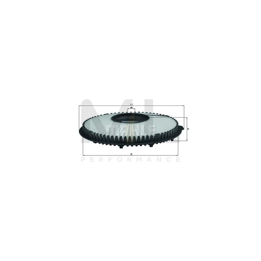 MAHLE ORIGINAL LX 890 Air Filter Filter Insert | Performance Parts DirectCar Parts