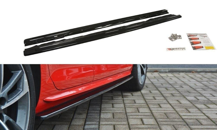 Maxton Design AU-A4-B9-SLINE-SD1T Side Skirts Diffusers Audi S4 B9 / A4 S-Line B9 |