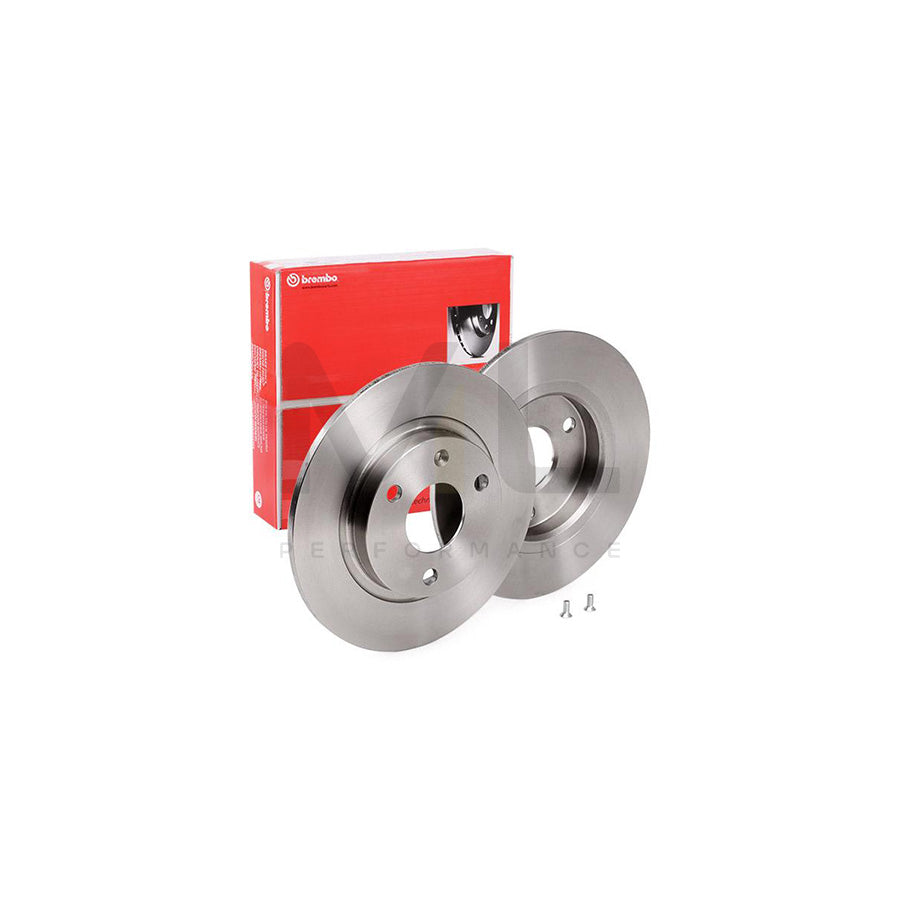 BREMBO 08.4929.14 Brake Disc Solid, with bolts/screws  - 1 piece