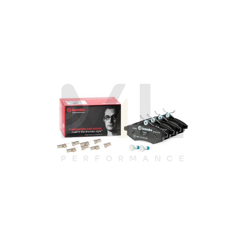 Brembo P 61 074 Brake Pad Set Excl. Wear Warning Contact
