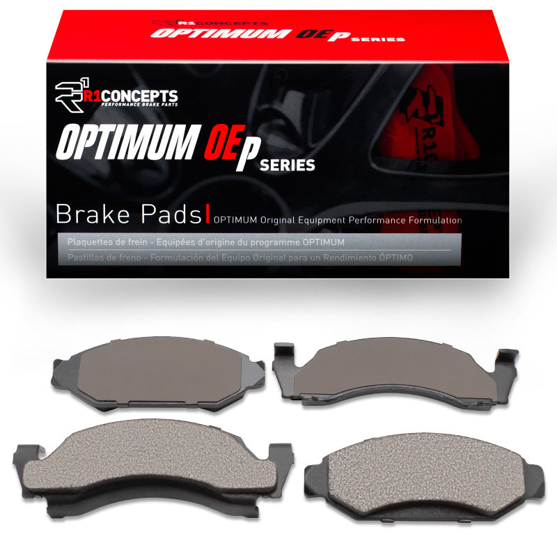 R1 Concepts R1 86-93 Ford E-150 Econoline Club Wagon Front R1 Optimum OE Brake Pads