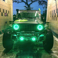 ORACLE Lighting Oracle Jeep Wrangler JK 07-18 LED Waterproof Fog Light Kit - ColorSHIFT