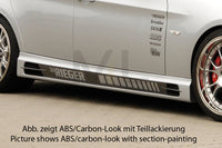 Rieger BMW 3 Series E90 E91 Left & Right Side Skirts - Carbon-Look