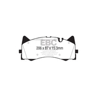 EBC Mercedes-Benz W/S/C/A205 C63 AMG Bluestuff NDX Trackday Front Brake Pads (Pair)