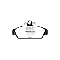 EBC PD06KF282 Gtm Mg Onyx Rover Greenstuff Front Brake Pad & USR Disc Kit - Girling/TRW Caliper