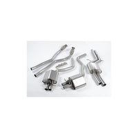 MillTek Audi C7 Non-Resonated Cat-Back Exhaust (RS6 & RS7)