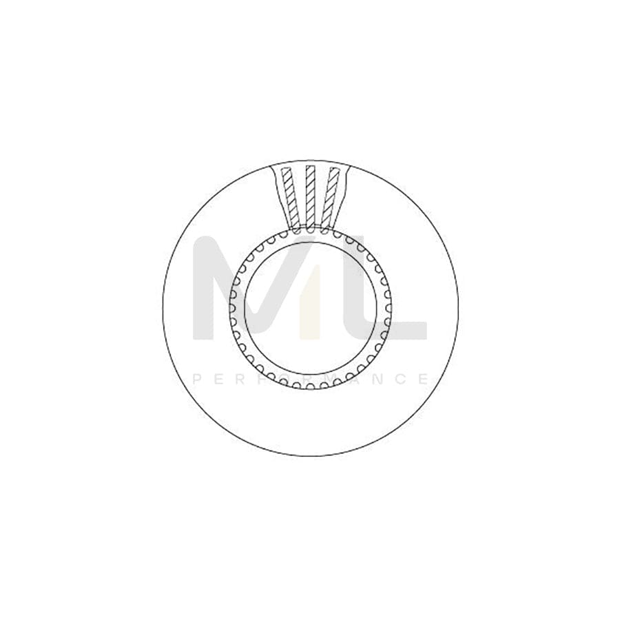TRW DF5059S Brake Disc Vented | Performance Parts Direct Car Parts