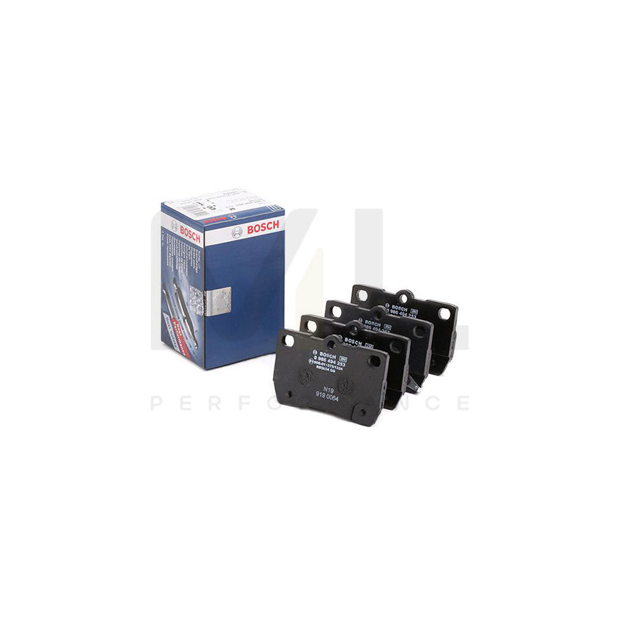 Bosch 0986494253 Brake Pad Set With Acoustic Wear Warning BP1125 | Performance Parts Direct Car Parts