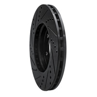 R1 Concepts R1 06-11 Mercedes-Benz B200 Front Right Drilled & Slotted Black Brake Rotor