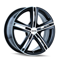 Touren 3262 TR62 17x7 / 4x100/114.3 BP / 40mm Offset / 67.1mm Hub Gloss Black Machined Wheel