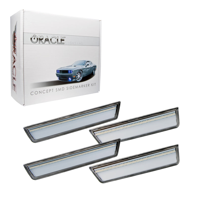 ORACLE Lighting Oracle 08-14 Dodge Challenger Concept Sidemarker Set - Clear - No Paint