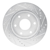 R1 Concepts R1 09-15 Toyota Hilux (Mexico) Front Left Drilled & Slotted Silver Brake Rotor