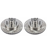 PowerStop Power Stop 95-99 Chevrolet C1500 Front Evolution Drilled & Slotted Rotors - Pair