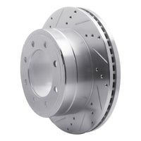 R1 Concepts R1 11-22 Ford F-250 2WD (Super Duty) Rear Left Drilled & Slotted Silver Brake Rotor