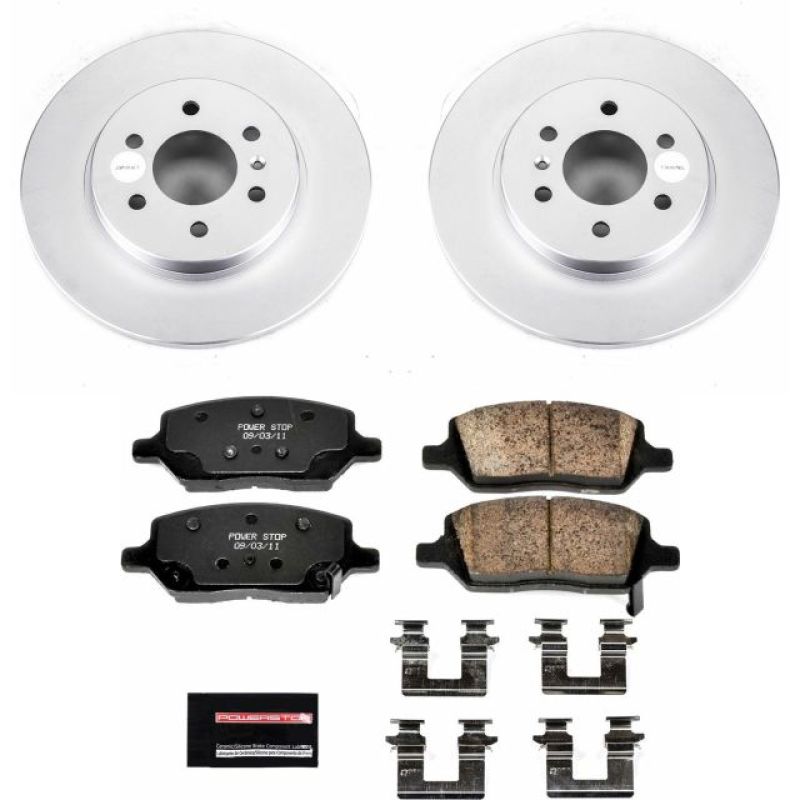 PowerStop Power Stop 06-07 Buick Terraza Rear Z17 Evolution Geomet Coated Brake Kit