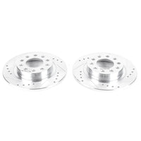 PowerStop Power Stop 13-16 Dodge Dart Rear Evolution Drilled & Slotted Rotors - Pair