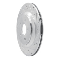 R1 Concepts R1 04-07 Ford Freestar Rear Right Drilled & Slotted Silver Brake Rotor