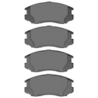 R1 Concepts R1 91-00 Dodge Colt Front R1 Ceramic Brake Pads