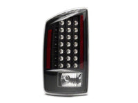 Raxiom 07-08 Dodge RAM 1500 LED Tail Lights- Black Housing (Clear Lens)