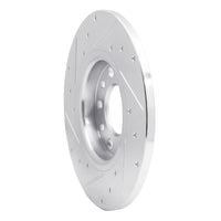 R1 Concepts R1 14-22 Chrysler 200 Rear Right Drilled & Slotted Silver Brake Rotor