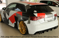 Rieger 00056813 Audi 8V S3 Rear Diffuser for Original Twin Tailpipe Left & Right -  Matte Black