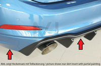 Rieger 00034212 Ford DEH Focus 4 Rear Diffuser for Sport Tailpipe Left & Right (Inc. Focus 4 ST) -  Matte Black