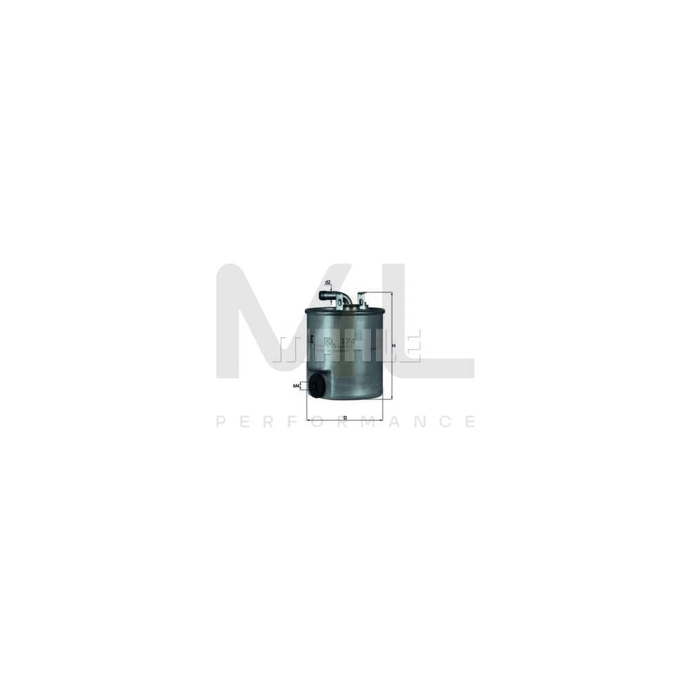 MAHLE ORIGINAL KL 174 Fuel filter In-Line Filter | Performance Parts DirectCar Parts