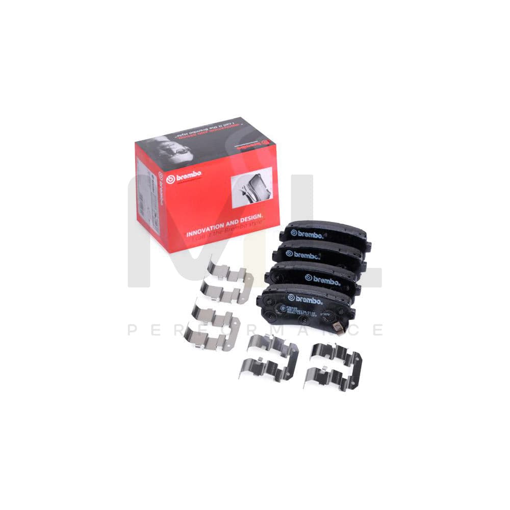 Brembo P 30 068 Brake Pad Set With Acoustic Wear Warning