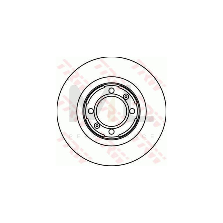 TRW DF1714 Brake Disc Solid | Performance Parts Direct Car Parts
