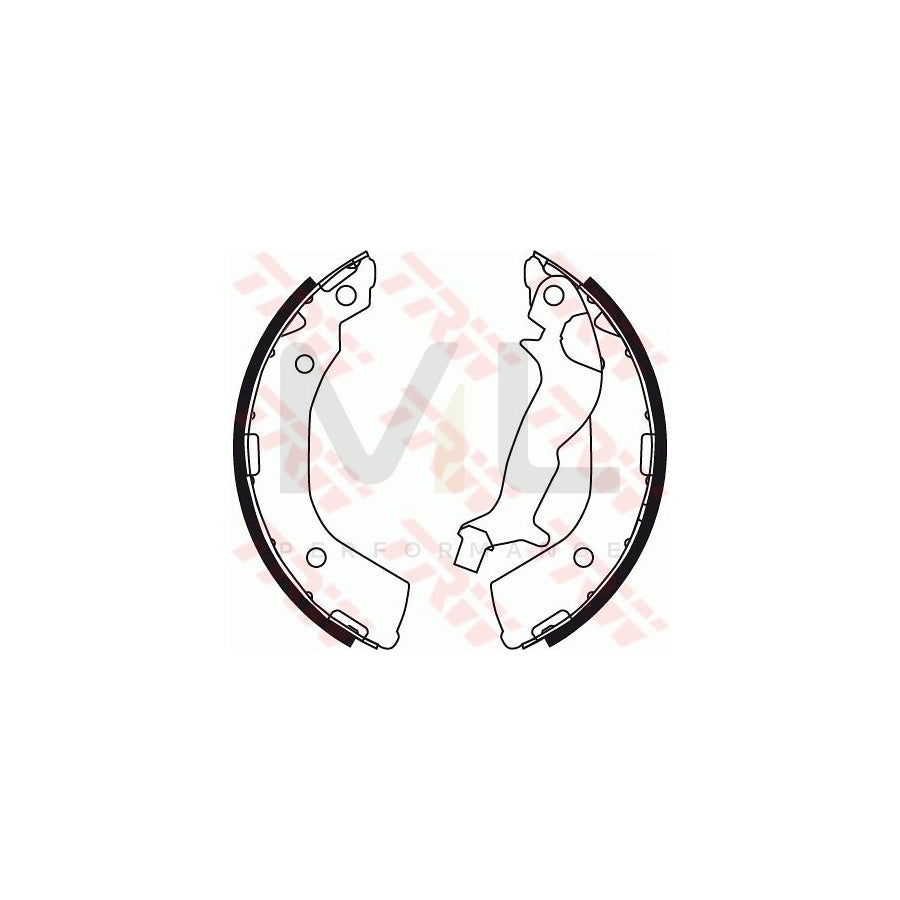 TRW GS8737 Brake Shoe Set for HYUNDAI Getz (TB) | Performance Parts Direct Car Parts