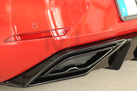 Rieger 00088210 SEAT Leon KL Rear Diffuser - Glossy Black