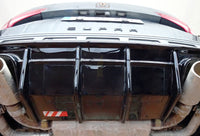Rieger 00088231 SEAT 5FP Ateca Cupra Rear Diffuser - Glossy Black