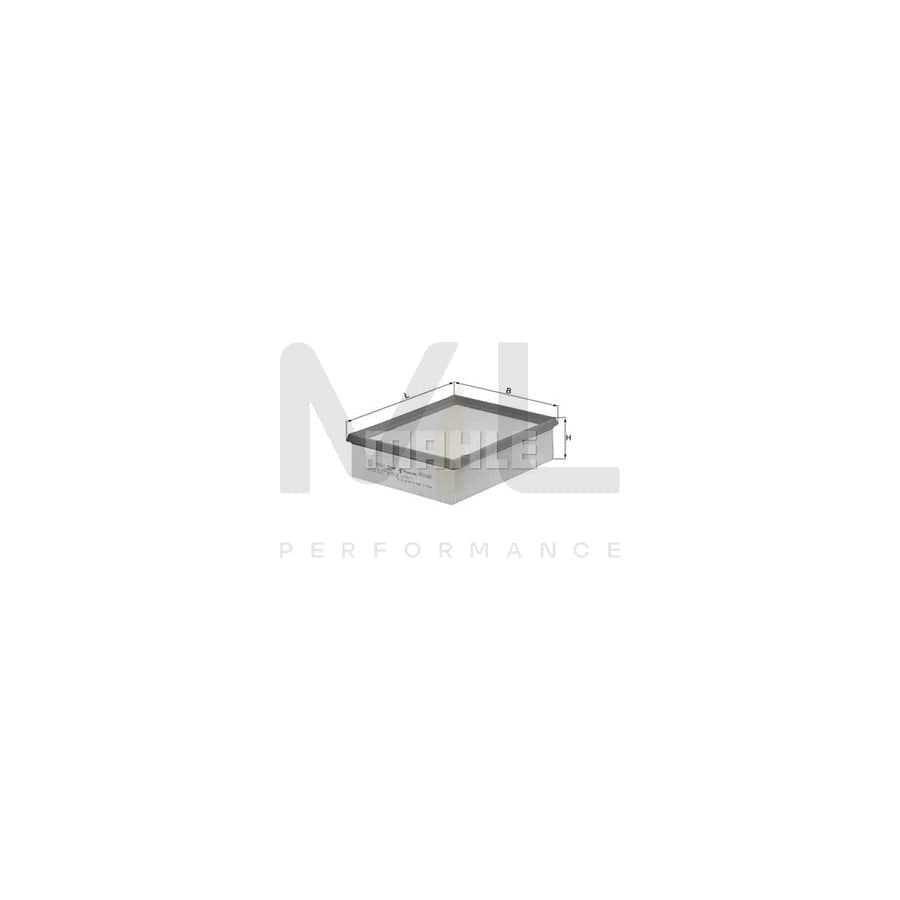 MAHLE ORIGINAL LX 742/1 Air Filter Filter Insert | Performance Parts DirectCar Parts