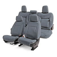 Covercraft 21-24 Ford F150/ Leatherette PrecisionFit Custom Second Row Seat Covers - Med Grey